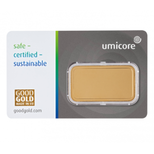 Umicore 20 gram goudbaar (LBMA-gecertificeerd)