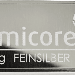 100 Gram Umicore Zilverbaar (LBMA)