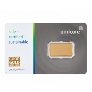 Umicore 5 gram goudbaar (LBMA-gecertificeerd)
