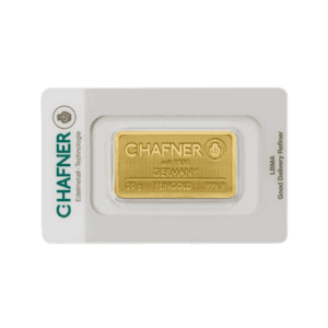 C. Hafner 20 gram goudbaar (LBMA-gecertificeerd)