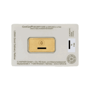 C. Hafner 5 gram goudbaar (LBMA-gecertificeerd)