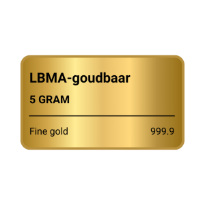 Goudbaar 5 gram (LBMA)
